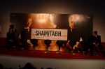 Amitabh, Dhanush at Shamitabh trailor launch in Mumbai on 6th Jan 2015
